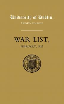 University of Dublin War List 1922