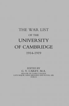 War List of the University of Cambridge 1914-1918