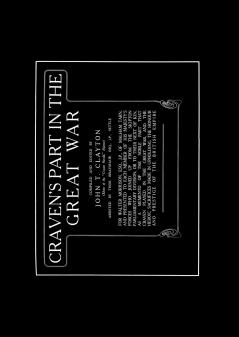 Craven's Part in the Great War
