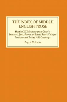 Index of Middle English Prose