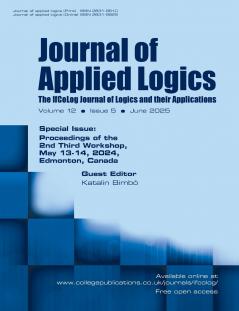 Journal of Applied Logics. The IfCoLog Journal of Logics and their Aplications. Volume 12 issue 5 June 2025.  Special Issue