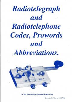 Radiotelegraph & Radiotelephone Codes Prowords and Abbreviations
