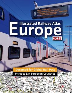 Interrail/Eurail Icon Illustrated Railway Atlas - Global Pass Edition