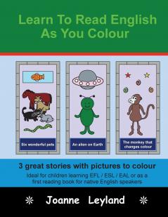 Learn To Read English As You Colour