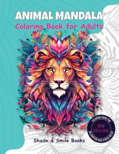 Animal Mandala Coloring Book for Adults