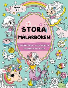 Stora m��larboken f��r flickor