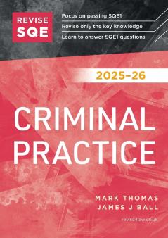 Revise SQE Criminal Practice 2025-26