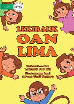 Five Little Monkeys / Lekirauk Oan Lima  (Tetun edition)