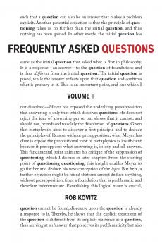 Frequently Asked Questions Volume 2