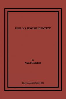 Philo's Jewish Identity