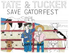 TATE & TUCKER SAVE GATORFEST COLORING BOOK