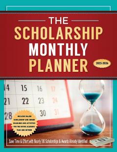 The Scholarship Monthly Planner 2025-2026
