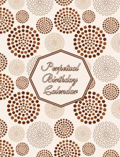 Perpetual Birthday Calendar
