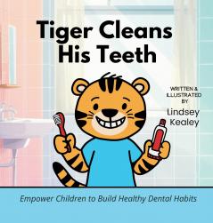 Tiger Cleans His Teeth