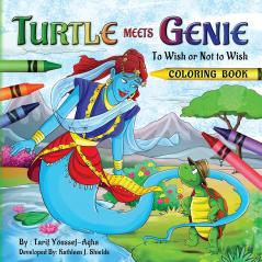 Turtle Meets Genie The Coloring Book