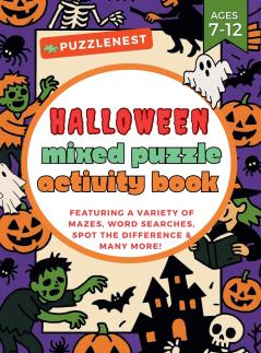 Halloween Mixed Puzzle Activity Book