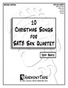 10 Christmas Songs for SATB Sax Quartet