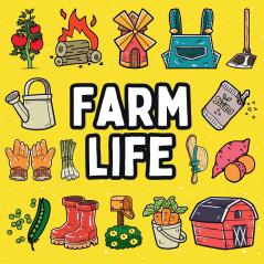 Farm Life Coloring Book