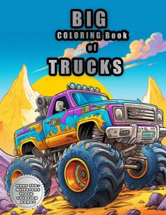 Big Truck Monsters Coloring Book