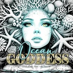 Ocean Goddess Coloring Book for Adults