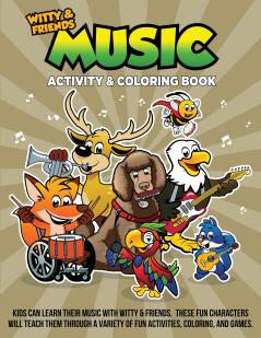 Music Activity & Coloring Book