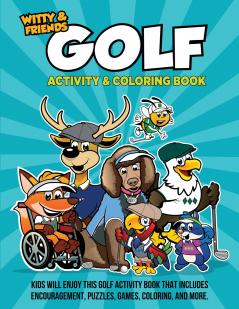 Golf Activity & Coloring Book