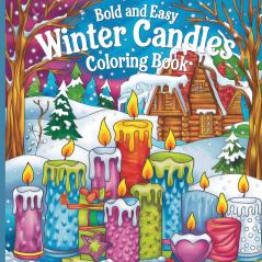 Winter Candles Coloring Book