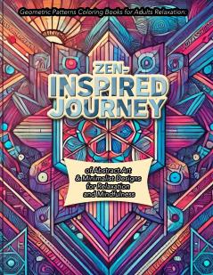 Geometric Patterns Coloring Books for Adults Relaxatiom