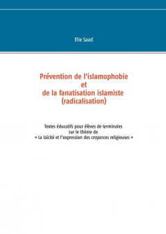 Prévention de l'islamophobie et de la fanatisation islamiste (radicalisation)