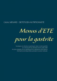Menus d'été pour la gastrite