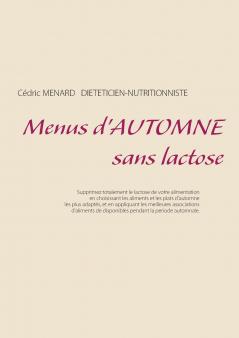 Menus d'automne sans lactose