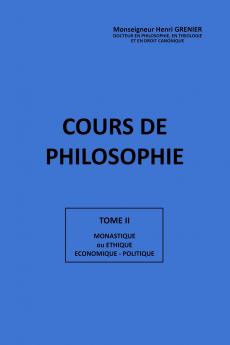 COURS DE PHILOSOPHIE TOME II