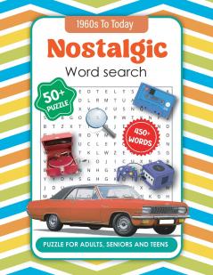 Nostalgic Word Search Book for Adults and Seniors