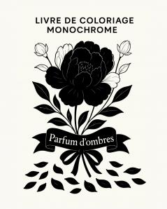 Livre de coloriage monochrome - Parfum d'ombres