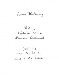 Die n��chste Pause kommt bestimmt