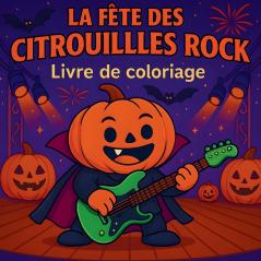 La Fête des Citrouilles Rock - Livre de coloriage