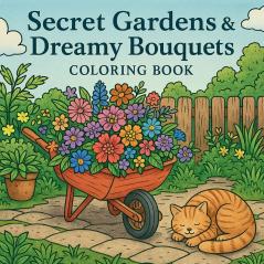 Secret Gardens & Dreamy Bouquets Coloring Book