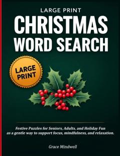 Christmas Word Search Large Print