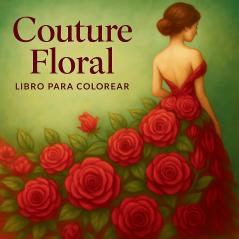 Coutur floral Libro para Colorear