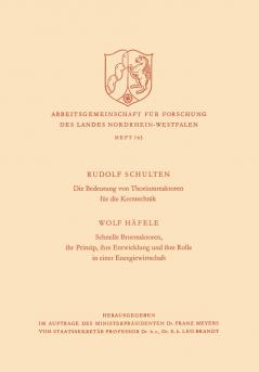Die Bedeutung von Thoriumreaktoren f��r die Kerntechnik