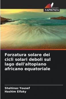 Forzatura solare dei cicli solari deboli sul lago dell'altopiano africano equatoriale