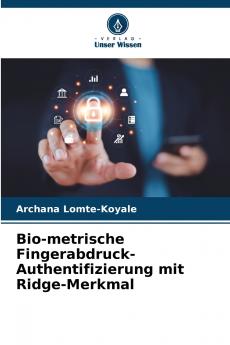 Bio-metrische Fingerabdruck-Authentifizierung mit Ridge-Merkmal