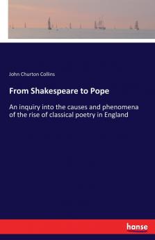 From Shakespeare to Pope
