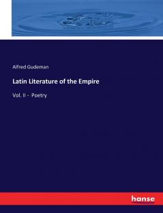 Latin Literature of the Empire