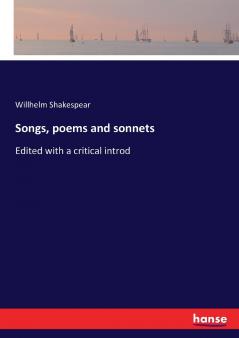 Songs poems and sonnets