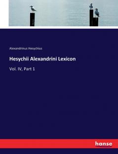 Hesychii Alexandrini Lexicon