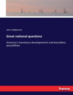 Great national questions