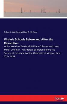 Virginia Schools Before and After the Revolution