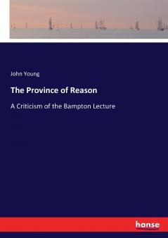 The Province of Reason