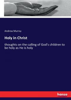Holy in Christ